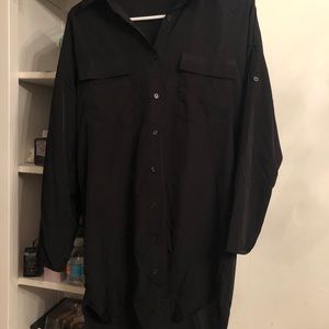 Button down office wear blouse